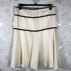 Theory | Cream and Black Skirt‎
